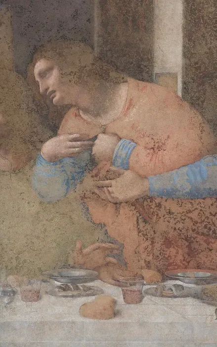 Framed Print : The Last Supper (Detail), 1495-1498 Framed Print : The Last Supper (Detail), 1495-1498