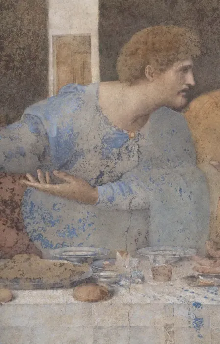 Framed Print : The Last Supper (Detail), 1495-1498 Framed Print : The Last Supper (Detail), 1495-1498