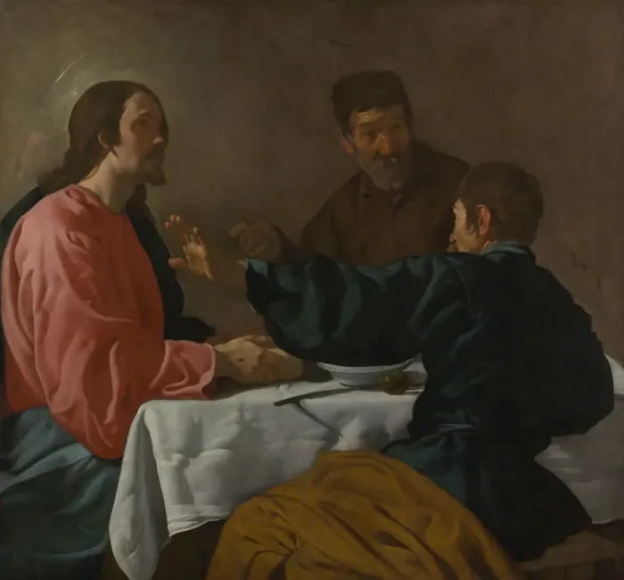 Framed Print : The Supper at Emmaus, 1622-23. Creator: Diego Velasquez Framed Print : The Supper at Emmaus, 1622-23. Creator: Diego Velasquez