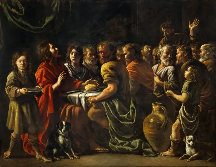 Framed Print : The Last Supper, First Half of 17th century. Creator: Le Nain, Antoine (1588-1648) Framed Print : The Last Supper, First Half of 17th century. Creator: Le Nain, Antoine (1588-1648)