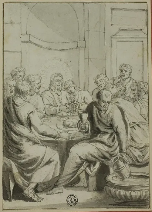 Framed Print : The Last Supper, n.d. Creator: Unknown Framed Print : The Last Supper, n.d. Creator: Unknown