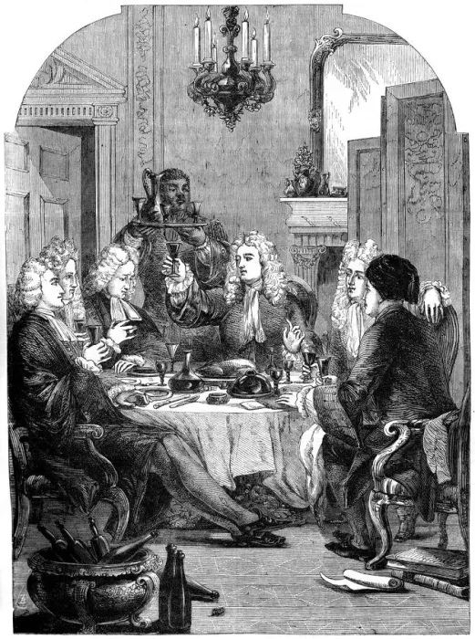Framed Print : The supper party at St Johns, Windsor, 18th century, (19th century) Framed Print : The supper party at St Johns, Windsor, 18th century, (19th century)