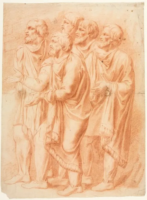 Framed Print : The Suppliants, 18th century?. Creator: Unknown Framed Print : The Suppliants, 18th century?. Creator: Unknown