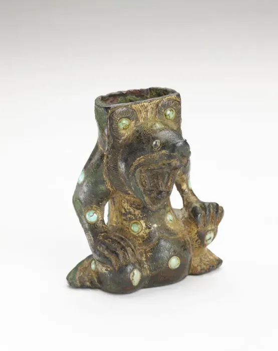 Framed Print : Support in the form of a bear, Han dynasty, 206 BCE-220 CE. Creator: Unknown Framed Print : Support in the form of a bear, Han dynasty, 206 BCE-220 CE. Creator: Unknown