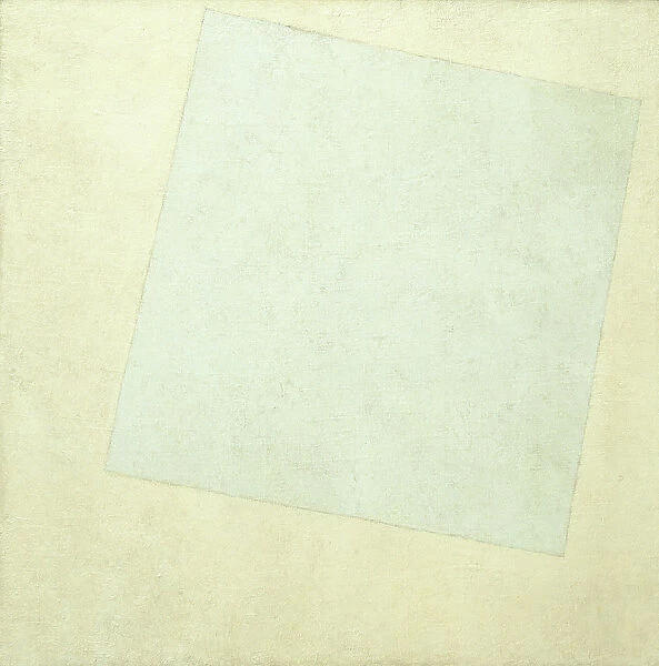 Suprematist Composition. White on White, 1918. Artist: Malevich, Kasimir Severinovich (1878-1935)