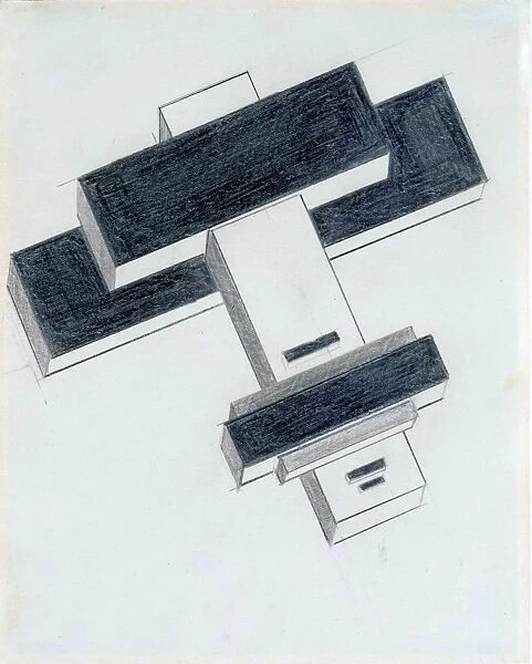 Suprematist Cross Architecton, 1926