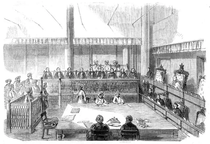 Framed Print : The Supreme Court of Madras, 1860. Creator: Unknown Framed Print : The Supreme Court of Madras, 1860. Creator: Unknown
