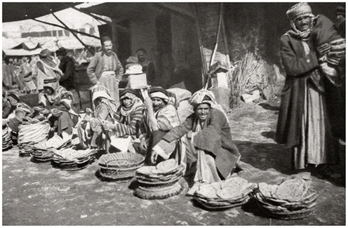 Framed Print : Suq El Khubur, a native bread market, Baghdad, Iraq, 1925. Artist: A Kerim Framed Print : Suq El Khubur, a native bread market, Baghdad, Iraq, 1925. Artist: A Kerim
