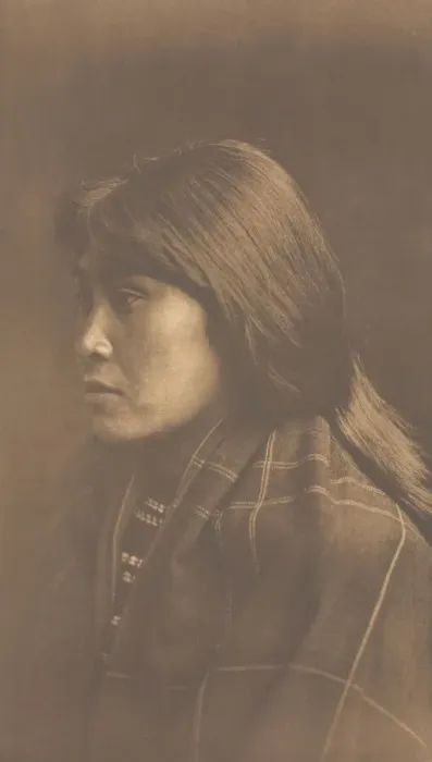 Framed Print : Suquamish Girl, 1912. Creator: Edward Sheriff Curtis Framed Print : Suquamish Girl, 1912. Creator: Edward Sheriff Curtis