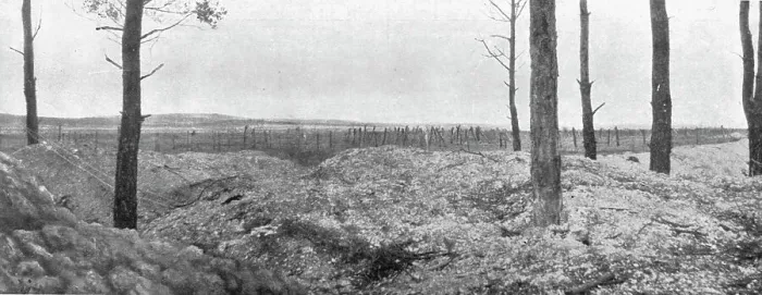 Framed Print : Sur le massif de Moronvilliers; Le mont Cornillet vu de nos tranchees de depart... (1917). Creator: Unknown Framed Print : Sur le massif de Moronvilliers; Le mont Cornillet vu de nos tranchees de depart... (1917). Creator: Unknown