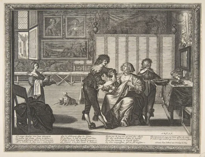 Framed Print : The Surgeon (La Saignee), 1632. Creator: Abraham Bosse Framed Print : The Surgeon (La Saignee), 1632. Creator: Abraham Bosse