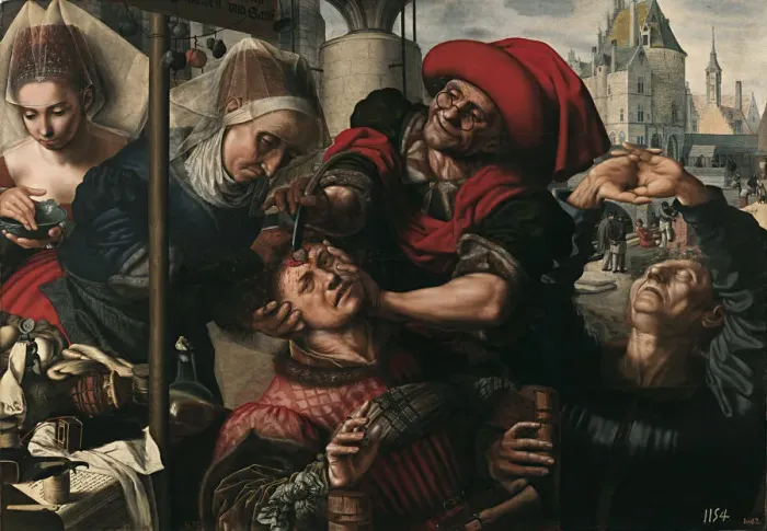 Framed Print : Surgery, 1550-1555. Artist: Hemessen, Jan Sanders, van (c. 1500-c. 1566) Framed Print : Surgery, 1550-1555. Artist: Hemessen, Jan Sanders, van (c. 1500-c. 1566)