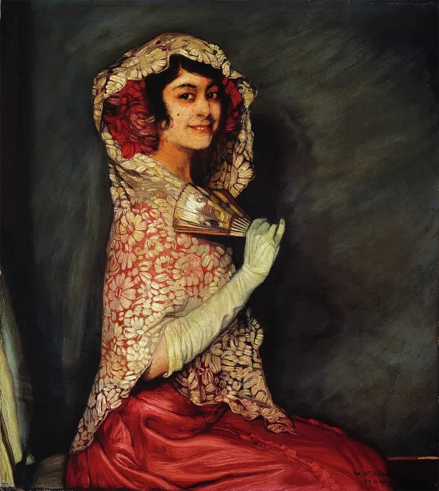 Framed Print : Surprise, c1910. Creator: Ignacio Zuloaga Framed Print : Surprise, c1910. Creator: Ignacio Zuloaga