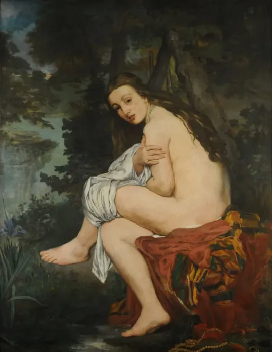 Framed Print : Surprised Nymph, 1861. Artist: Manet, Edouard (1832-1883) Framed Print : Surprised Nymph, 1861. Artist: Manet, Edouard (1832-1883)