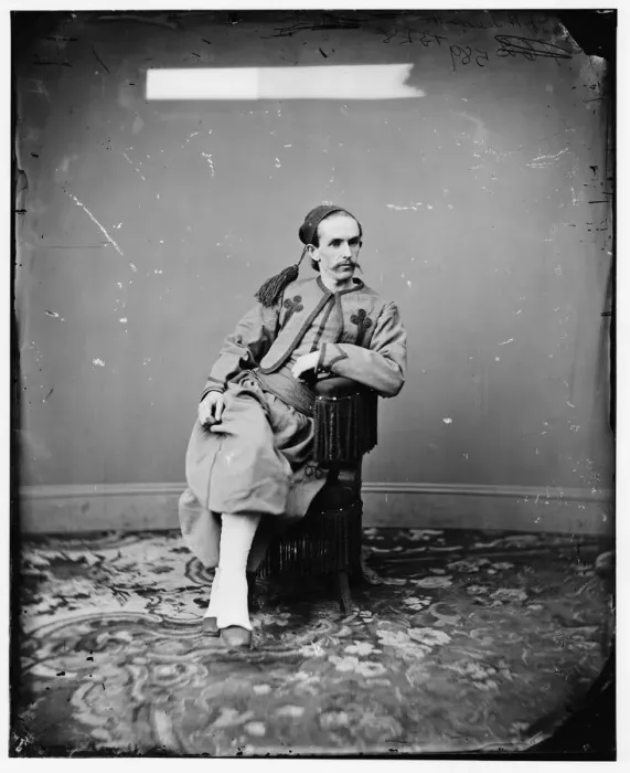 Framed Print : Surratt, John A. son of Mrs. Mary Surratt, one of Lincoln conspirators, between 1865 and 1880. Creator: Unknown Framed Print : Surratt, John A. son of Mrs. Mary Surratt, one of Lincoln conspirators, between 1865 and 1880. Creator: Unknown