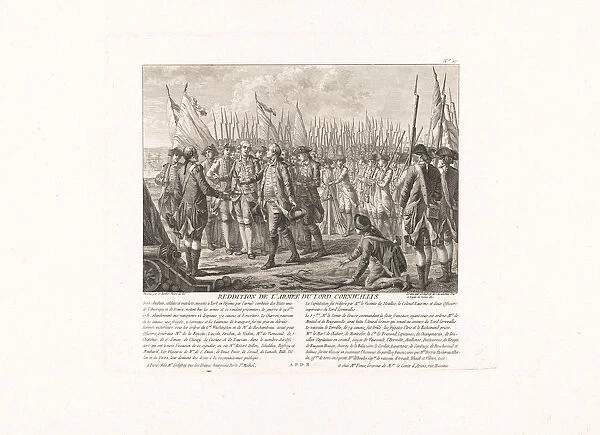 The surrender of the British Army at Yorktown, October 19, 1781, 1784