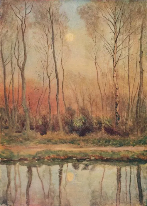 Framed Print : A Surrey Canal, Evening, c1893. Artist: William Eyre Walker Framed Print : A Surrey Canal, Evening, c1893. Artist: William Eyre Walker