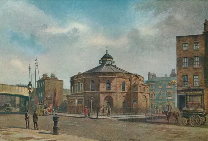 Framed Print : The Surrey Chapel, Blackfriars Road, no 196 Blackfriars Road, Southwark, London, 1881 (1926). Artist: John Crowther Framed Print : The Surrey Chapel, Blackfriars Road, no 196 Blackfriars Road, Southwark, London, 1881 (1926). Artist: John Crowther
