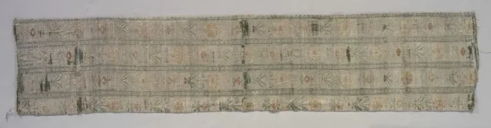 Framed Print : Surround for Turkish Silk Cushion Cover, early 1600s. Creator: Unknown Framed Print : Surround for Turkish Silk Cushion Cover, early 1600s. Creator: Unknown