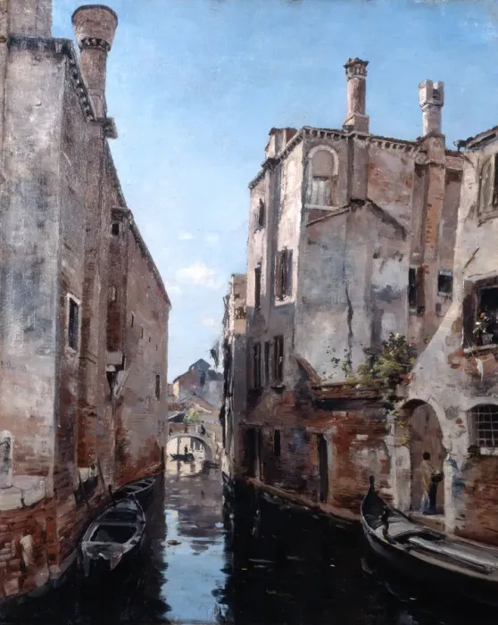 Framed Print : Surroundings of the Church San Sebastian, Venice, 1892. Artist: Emmanuel Lansyer Framed Print : Surroundings of the Church San Sebastian, Venice, 1892. Artist: Emmanuel Lansyer