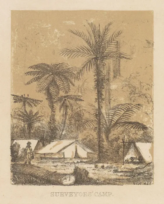 Framed Print : Surveyors Camp, c.1878. Creator: Edith Stanway Halcombe Framed Print : Surveyors Camp, c.1878. Creator: Edith Stanway Halcombe