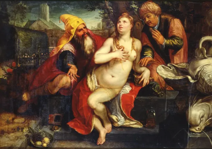 Framed Print : Susanna and the Elders Framed Print : Susanna and the Elders