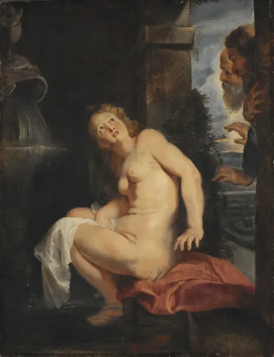 Framed Print : Susanna and the Elders, 1614 Framed Print : Susanna and the Elders, 1614