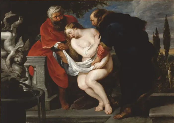Framed Print : Susanna and the Elders, 1618. Creator: Rubens, Pieter Paul (1577-1640) Framed Print : Susanna and the Elders, 1618. Creator: Rubens, Pieter Paul (1577-1640)