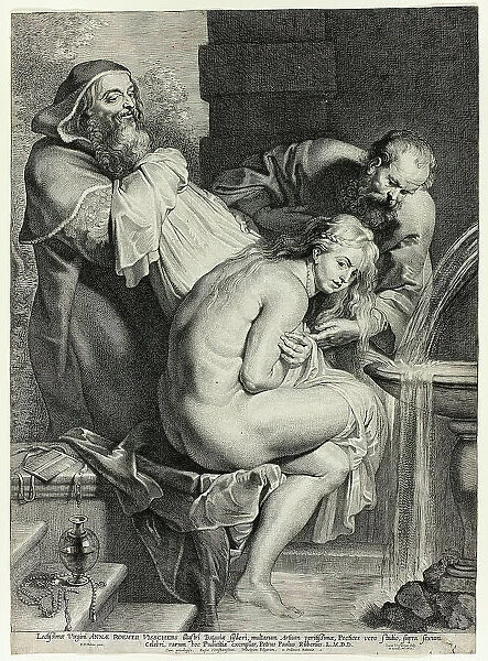 Susanna and the Elders, 1620. Creator: Lucas Vorsterman
