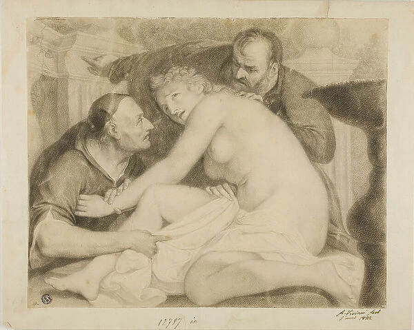 Susanna and the Elders, 1822. Creator: Antonio Viviani