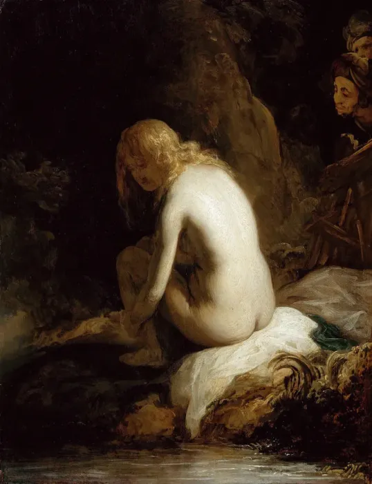 Framed Print : Susanna and the Elders. Artist: Flinck, Govaert (1615-1660) Framed Print : Susanna and the Elders. Artist: Flinck, Govaert (1615-1660)