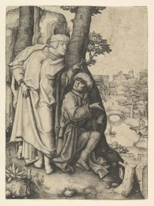 Framed Print : Susanna and the Two Elders, ca. 1508. Creator: Lucas van Leyden Framed Print : Susanna and the Two Elders, ca. 1508. Creator: Lucas van Leyden
