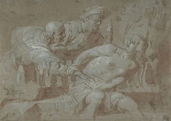 Susanna and the Elders, early 17th-mid 17th century. Creator: Gerrit van Honthorst