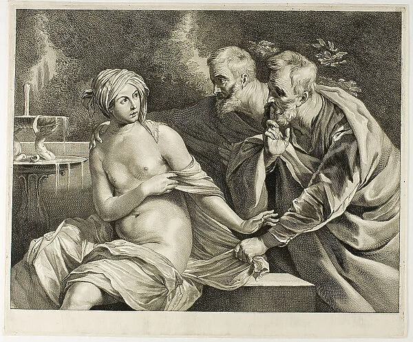 Susanna and the Elders, n.d. Creator: Cornelis de Visscher