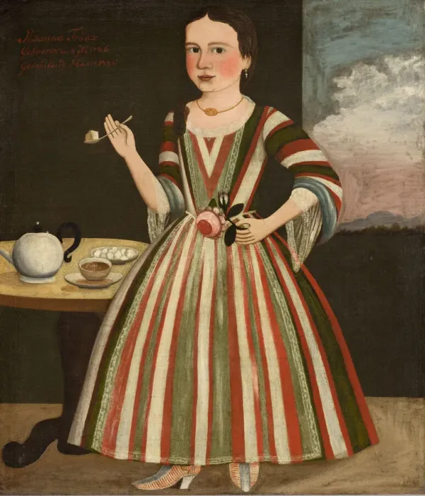 Framed Print : Susanna Truax, 1730. Creator: Pieter Vanderlyn Framed Print : Susanna Truax, 1730. Creator: Pieter Vanderlyn