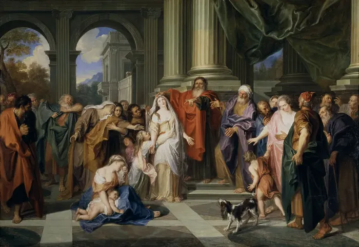 Framed Print : Susannah accused of adultery, 1695-1696. Artist: Coypel, Antoine (1661-1722) Framed Print : Susannah accused of adultery, 1695-1696. Artist: Coypel, Antoine (1661-1722)