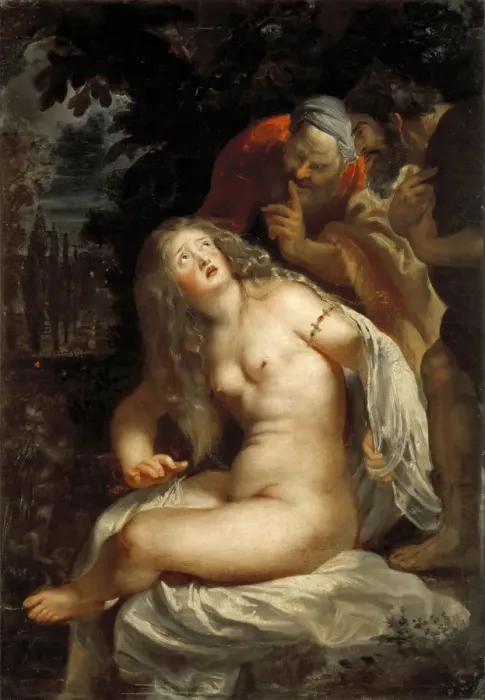 Framed Print : Susannah and the Elders, 1607-1608. Creator: Rubens, Pieter Paul (1577-1640) Framed Print : Susannah and the Elders, 1607-1608. Creator: Rubens, Pieter Paul (1577-1640)