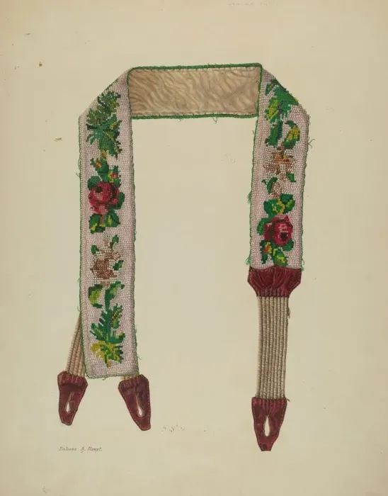 Framed Print : Suspender, c. 1930. Creator: Dolores Haupt Framed Print : Suspender, c. 1930. Creator: Dolores Haupt