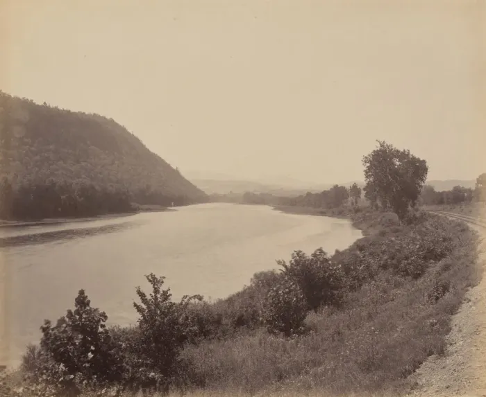 Framed Print : Susquehanna at Standing Stone, c. 1895. Creator: William H Rau Framed Print : Susquehanna at Standing Stone, c. 1895. Creator: William H Rau