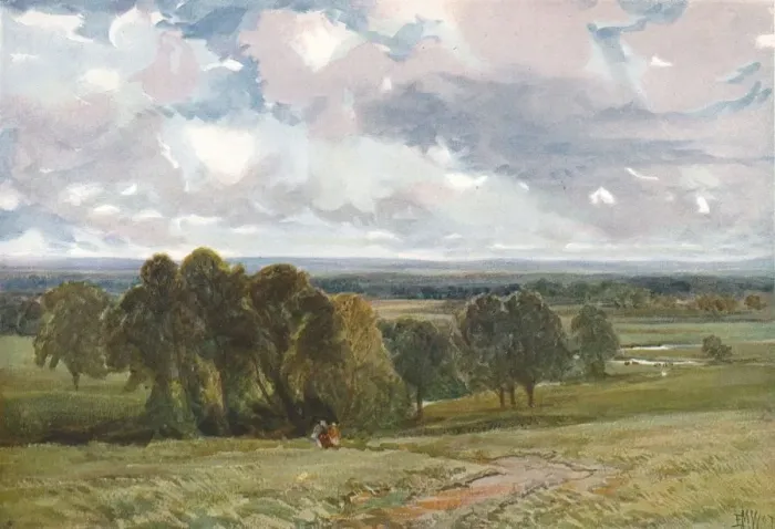 Framed Print : Sussex, c1870-1900, (1906). Creator: Edmund Morison Wimperis Framed Print : Sussex, c1870-1900, (1906). Creator: Edmund Morison Wimperis