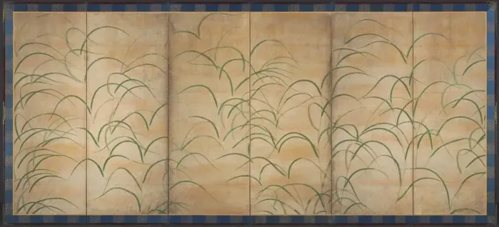 Framed Print : Susuki Grass, c. 1525. Creator: Unknown Framed Print : Susuki Grass, c. 1525. Creator: Unknown