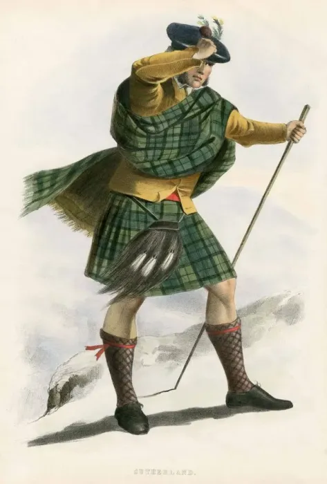Framed Print : Sutherland, from The Clans of the Scottish Highlands, pub. 1845 (colour lithograph) Framed Print : Sutherland, from The Clans of the Scottish Highlands, pub. 1845 (colour lithograph)