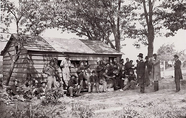 At the Sutlers Store, 1861-65. Creator: Unknown