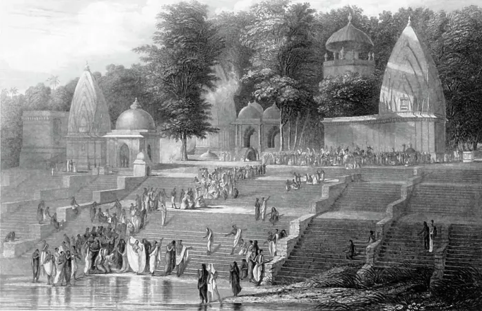 Framed Print : A Suttee, 1845. Creator: D Roberts Framed Print : A Suttee, 1845. Creator: D Roberts