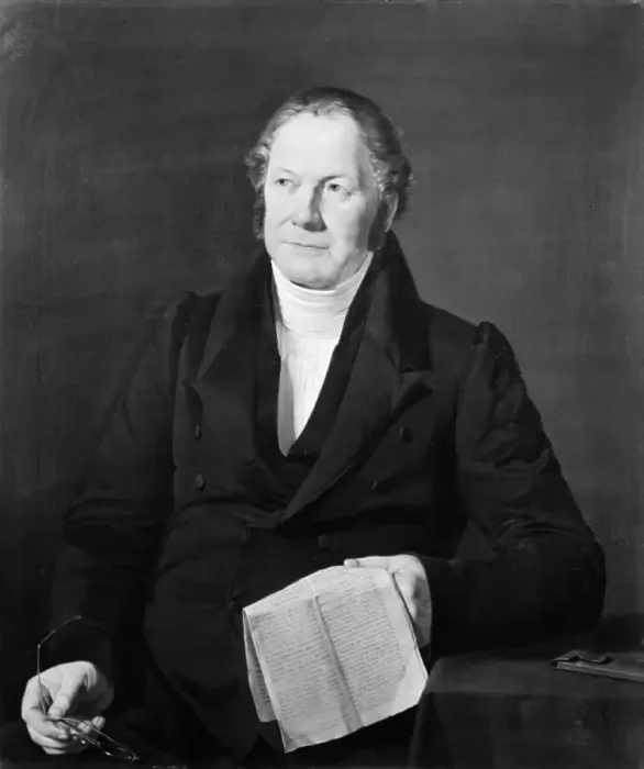 Framed Print : Svend Svendsen Lunde, the artist's father, 1836. Creator: Anders Christian Lunde Framed Print : Svend Svendsen Lunde, the artist's father, 1836. Creator: Anders Christian Lunde