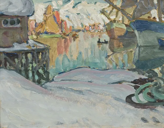 Framed Print : From Svolvaer Harbour. Study from Lofoten, 1910. Creator: Anna Katarina Boberg Framed Print : From Svolvaer Harbour. Study from Lofoten, 1910. Creator: Anna Katarina Boberg