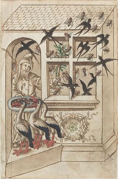 Do Not Have Swallows under the Same Roof [fol. 40 recto], c. 1512  /  1514. Creator: Unknown