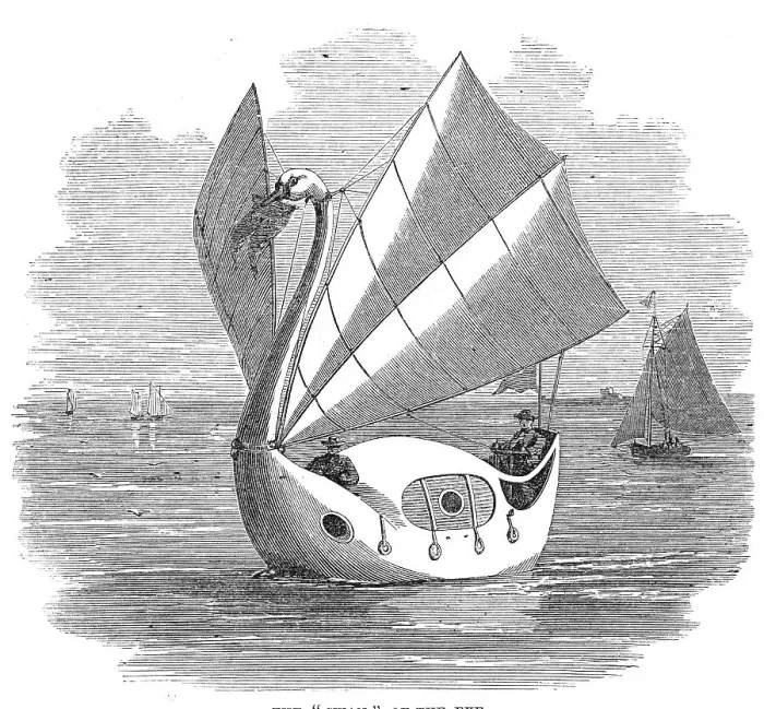 Framed Print : The Swan of the Exe, 1860. Creator: Unknown. The Swan of the Exe, 1860. Creator: Unknown Framed Print : The Swan of the Exe, 1860. Creator: Unknown. The Swan of the Exe, 1860. Creator: Unknown