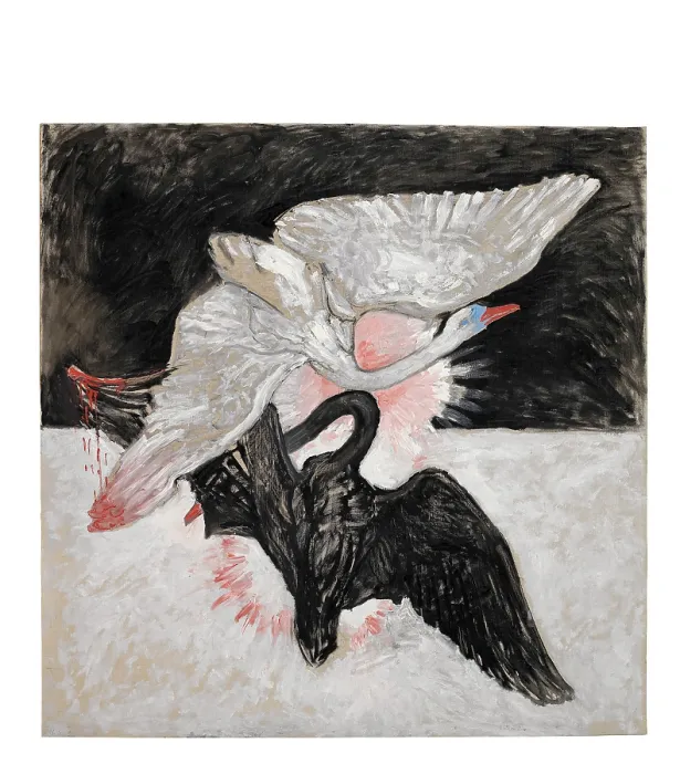 Framed Print : The Swan, Group IX / SUW, Part 1, No. 2, 1914. Creator: Hilma af Klint (1862-1944) Framed Print : The Swan, Group IX / SUW, Part 1, No. 2, 1914. Creator: Hilma af Klint (1862-1944)