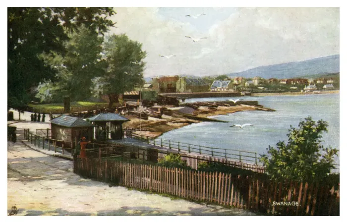 Framed Print : Swanage, Dorset, early 20th century(?) Framed Print : Swanage, Dorset, early 20th century(?)